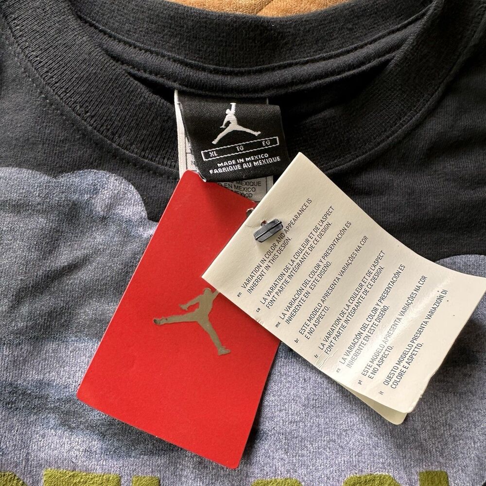 Vintage Jordan T Shirt 85-08 New With Tags Deadstock Y2K Mens XL - Picture 3 of 6